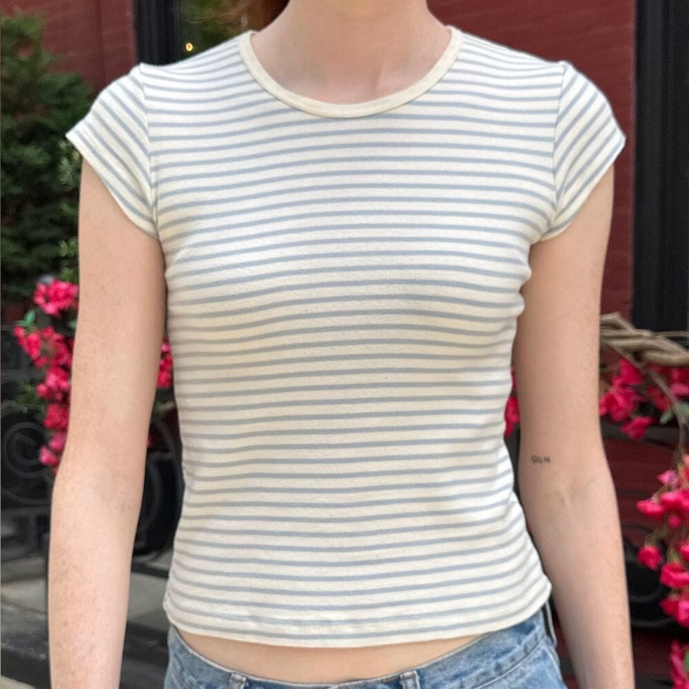 Brandy Melville Hailie Long Striped Top